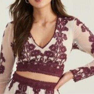 Altar’d State Floral Embroidered Top